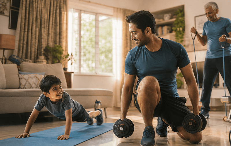 How Strength Training At Home Benefits Your Entire Family - Portl